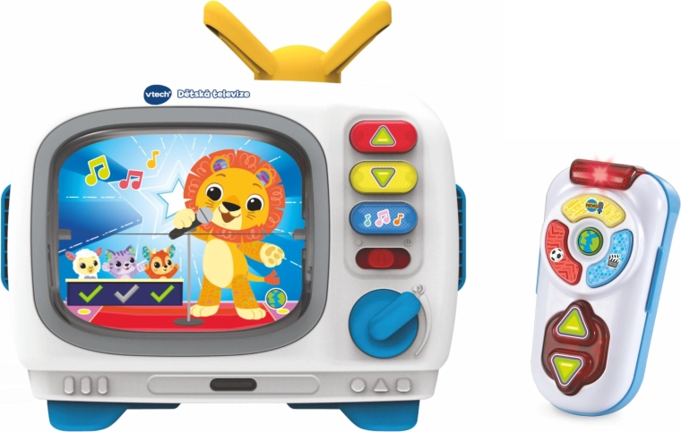 VTech otroška televizija v češčini z daljinskim upravljalnikom