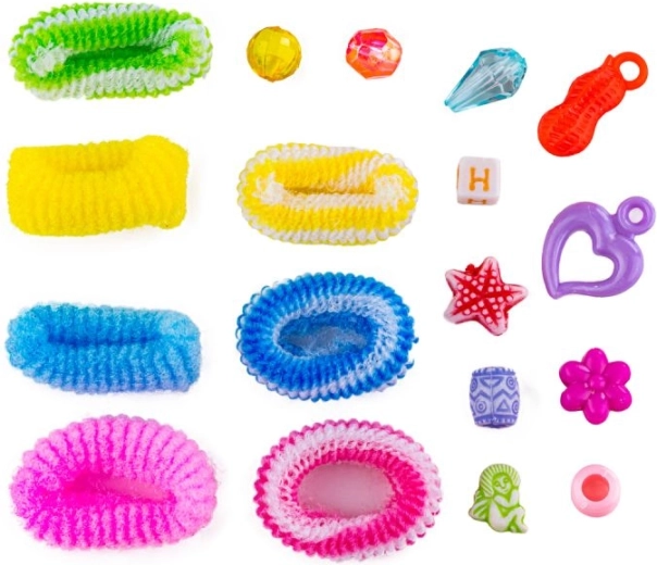 Hair accessories thanks to the included hair elastics