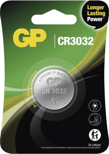 Litijeva gumbna baterija GP CR3032 3 V