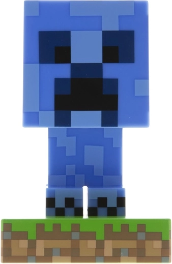 LED lučka MINECRAFT – creeper modra (10 cm)
