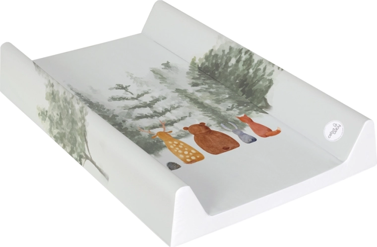 Ceba Baby mehka profilirana previjalna podloga 50 × 70 cm basic forest companions