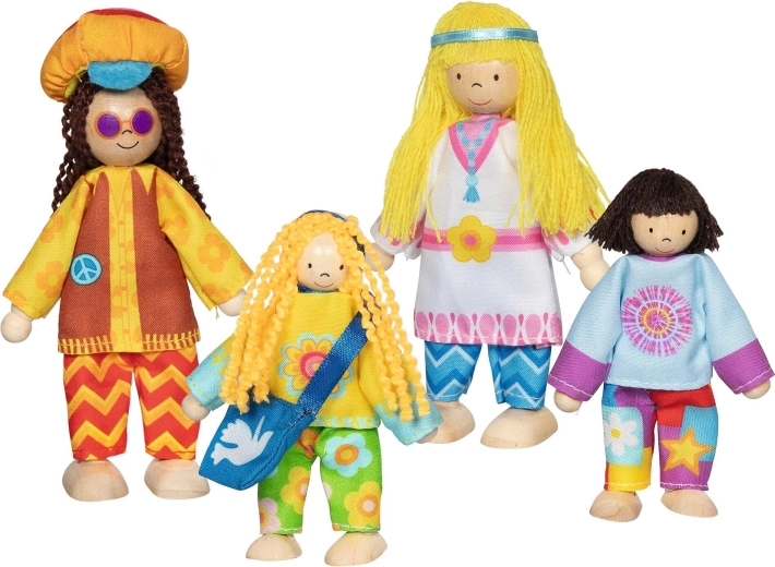 Goki66 upogljive figurice Love & Harmony family (4 kos)