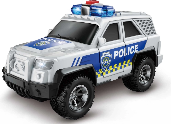 Policijski avto s svetlobnimi in zvočnimi učinki 15 cm