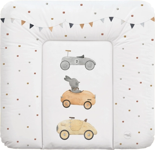 Ceba Baby mehka previjalna podloga za previjalno komodo basic bunny driver 75 × 72 cm