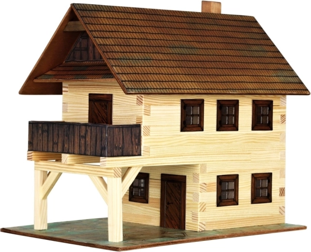 Walachia Wooden Glue-Together Model Kit Town Hall