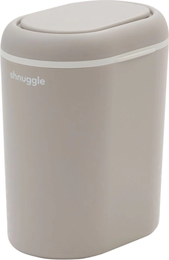 Shnuggle Eco Touch koš za plenice taupe