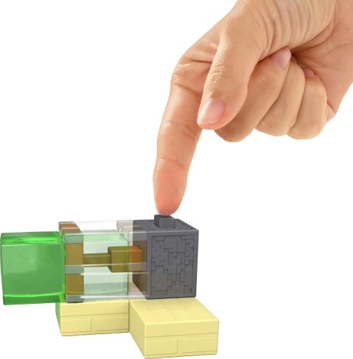 Interaktivna redstone past z gumbom