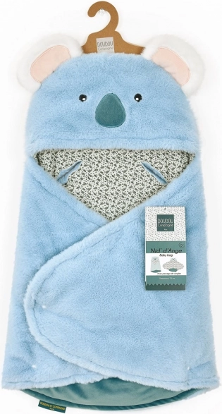 Plišasta odeja s kapuco Yoca le Koala 70 cm