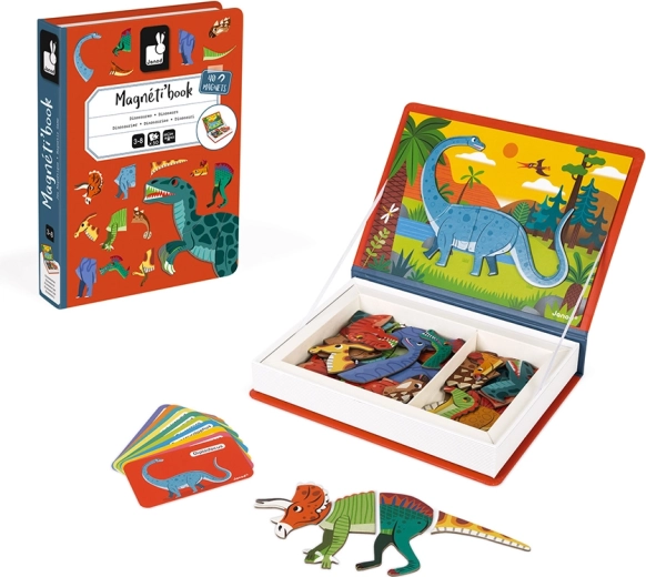 Janod Magnetibook dinozavri