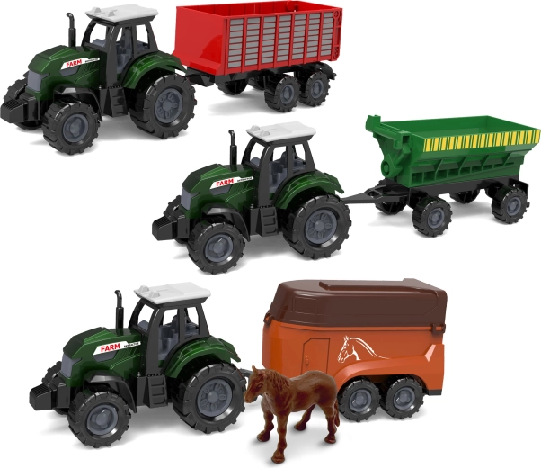 Tractor with trailer - 1 piece