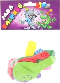 Napihljive balončki z natisnjenim nasmeškom - 9 kos