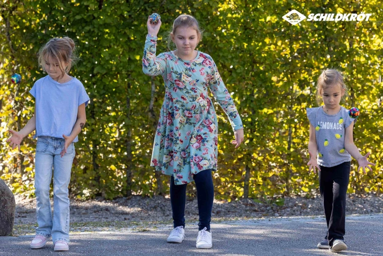 Schildkröt skakalne žogice z ekstra odbojem – set 3 kos