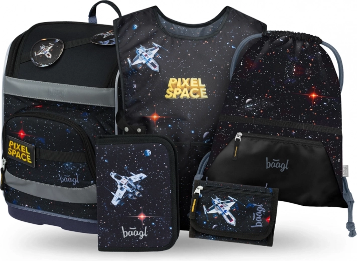 Šolski set Zippy Plus Pixel Space od Baagl