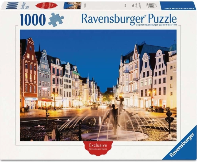 Ravensburger Puzzle Rostock at Night 1000 Pieces
