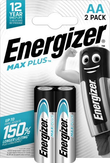 Alkalne baterije Energizer Max Plus AA – 2 kosa