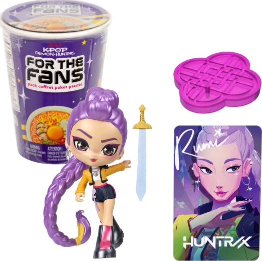 Mattel KPop Demon Hunters zbirateljska figurica presenečenja z dodatkom in zbirateljsko kartico (ramen)