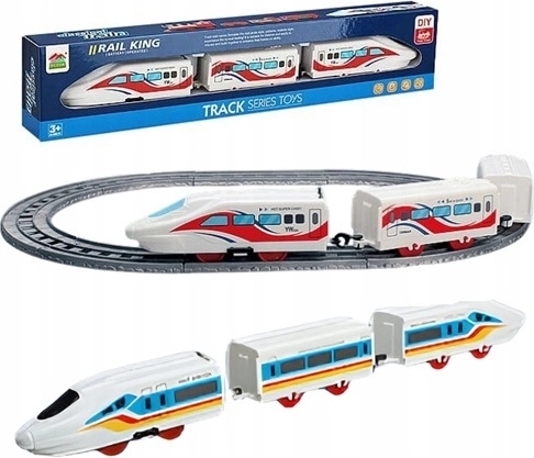 Electric Train Set with Lights and Sounds