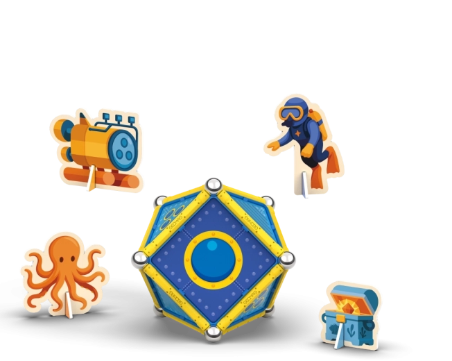 Oceanske zgodbe s figuricami in karticami