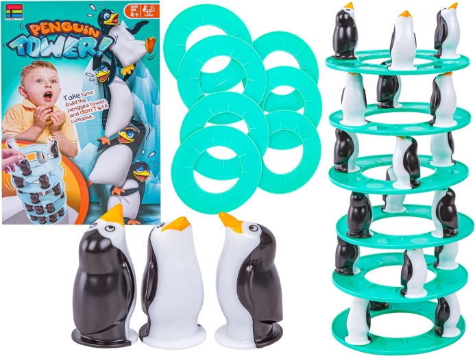 Pingvinji stolp Penguin Tower – spretnostna igra