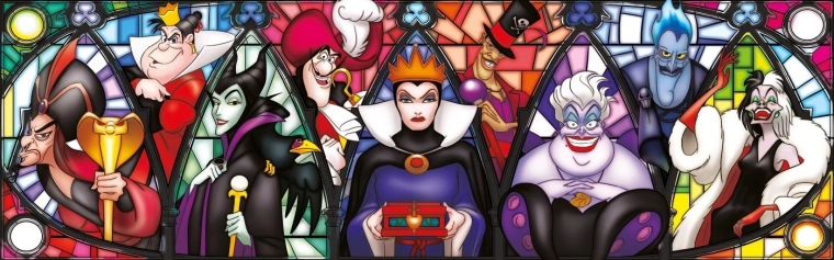 Panoramska sestavljanka Disney Villains 1000 kosov