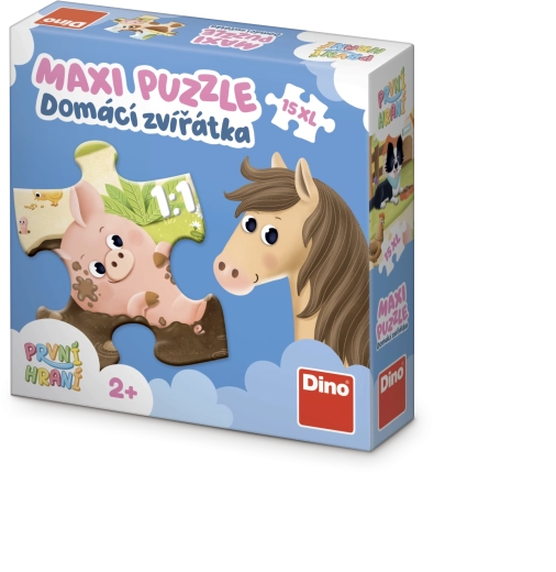 Dino sestavljanka Domače živali XL, 15 delov
