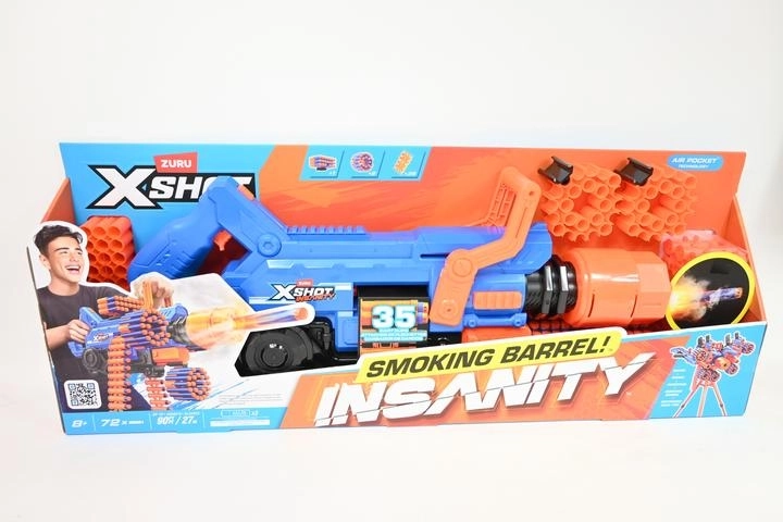 ZURU X-SHOT Insanity Smoking Barrel penasti blaster