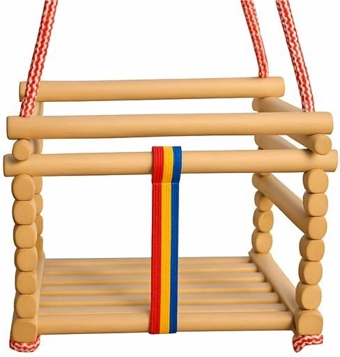 Otroško bukovo gugalnico BABY MIX – naravna