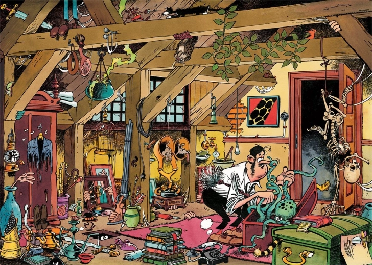 JUMBO Puzzle Jan Van Haasteren Oldtimers: Stari samski 1000 kosov