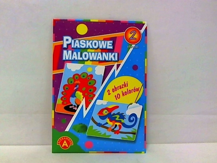 Peščena pobarvanka chameleon – pav