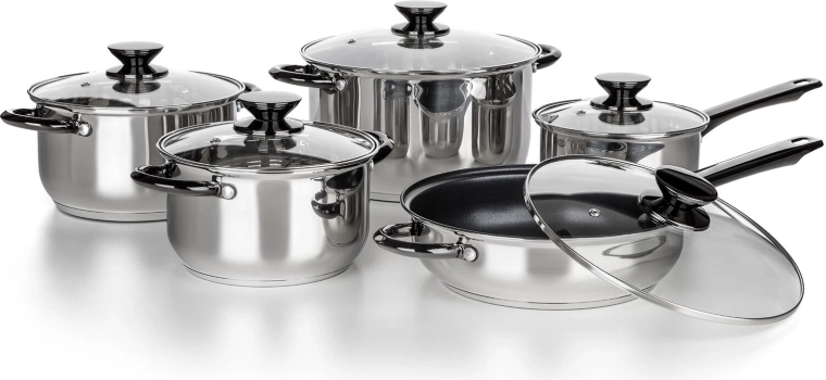 Stekleni pokrovi z odprtino za paro