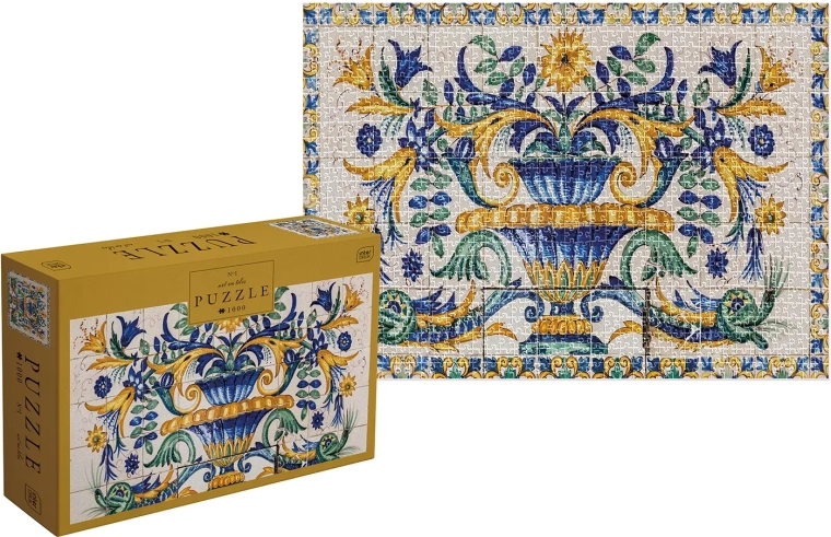 Puzzle Art na ploščicah: šopek na podstavku 1000 koščkov