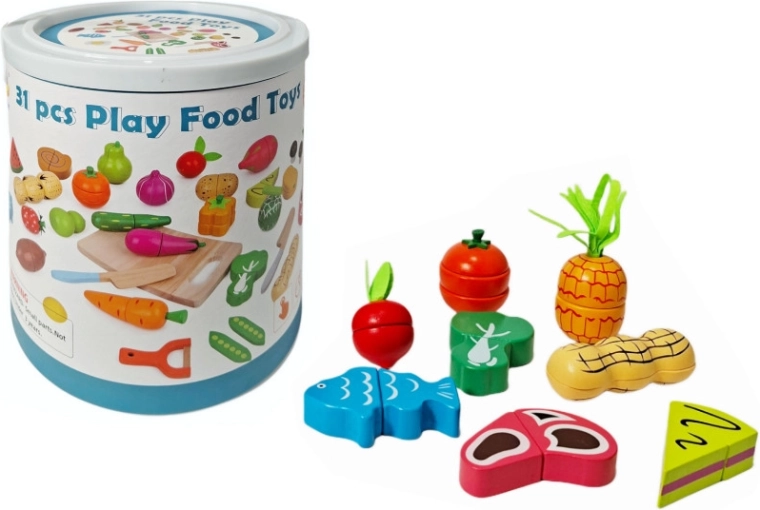 Leseno sadje in zelenjava za rezanje v vedru