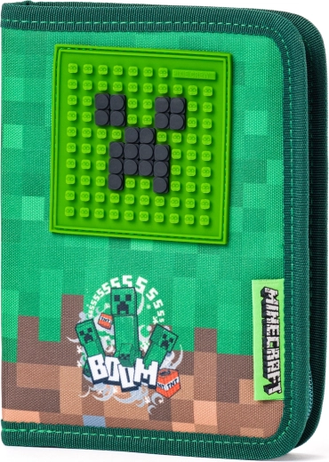 Minecraft motiv in set pikslov za Creeperja