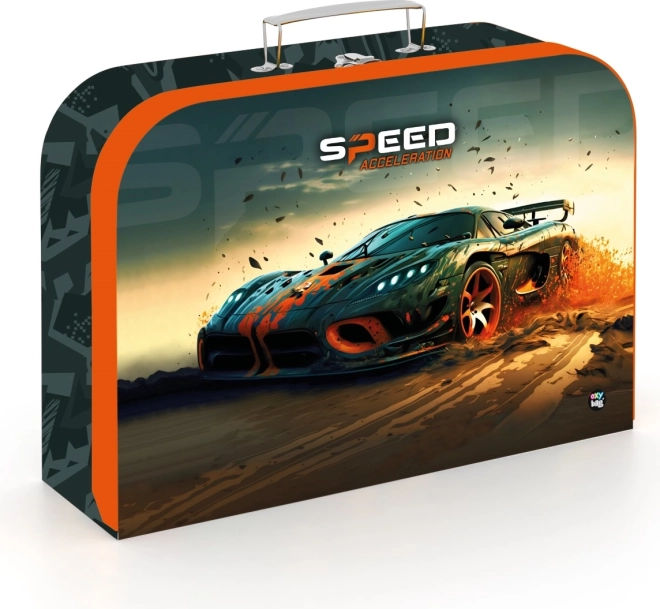 Otroški laminirani kovček Avto 34 cm