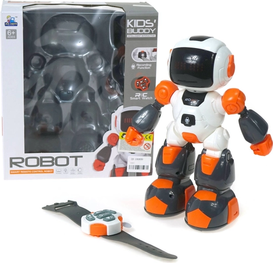 Interaktivni RC robot na daljinsko upravljanje s snemanjem in upravljalnikom v obliki ure – 1 kos