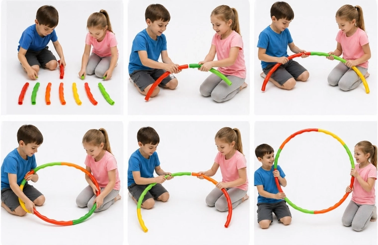 Zložljiva segmentna konstrukcija (DIY)