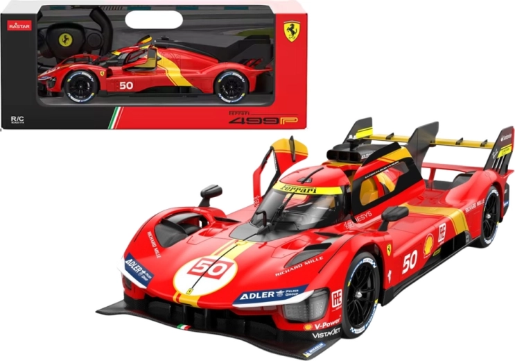 RC avto 1:24 športni FERRARI 499P rdeč