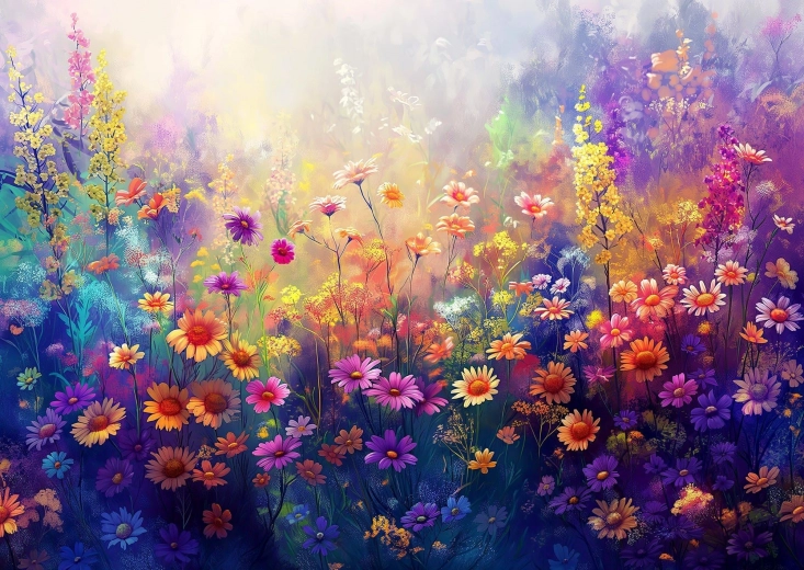 Enjoy Puzzle Cveteca Travnik 1000 koščkov