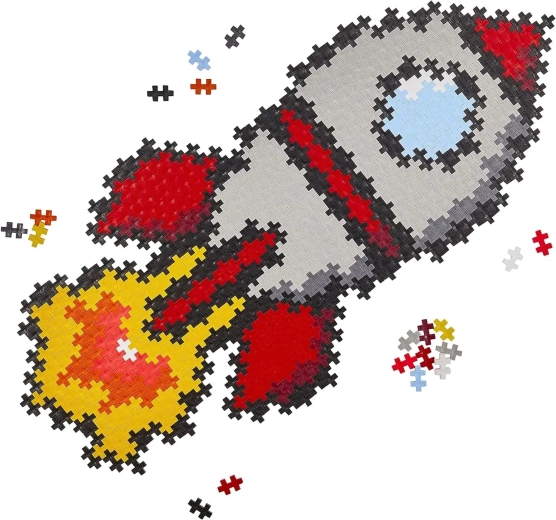 Finished rocket as a decoration