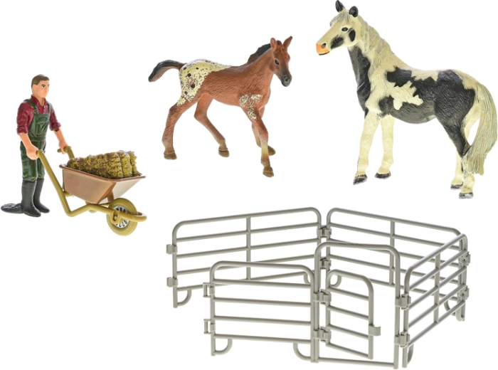 Realistični figurici konja in žrebeta