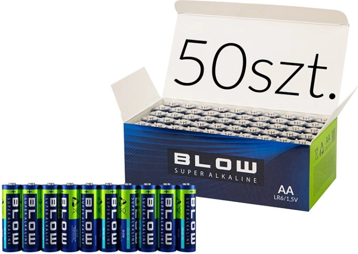 Alkalne baterije AA (LR6) BLOW super alkaline - 50 kosov