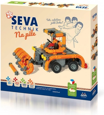 Gradbeni komplet SEVA TECHNIK – na žagi, 412 kosov