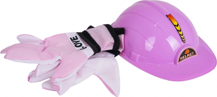 Zaščitna čelada in rokavice