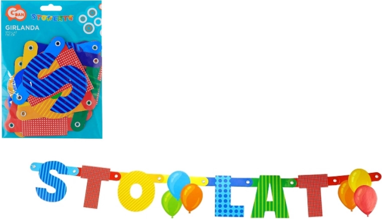 Sto lat Garland 150 cm - 1 pc
