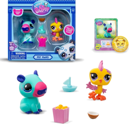 Hasbro Littlest Pet Shop Pet Jungle komplet figuric in dodatkov