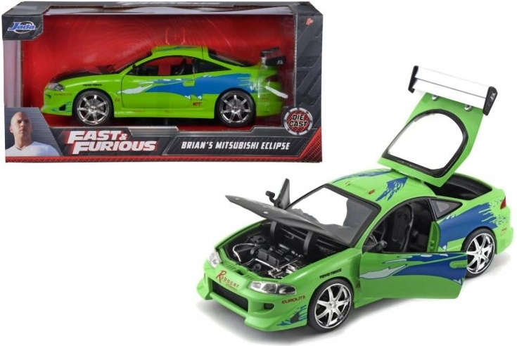 Kovinski model avtomobila Mitsubishi Eclipse 1995 1:24 – Hitri in drzni