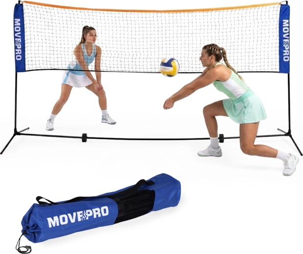 Movep pro univerzalna zložljiva športna mreža 3v1 305 × 140 cm s torbo