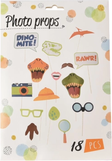 Zabavni foto rekviziti za fotokotiček Jungle (18 kosov)