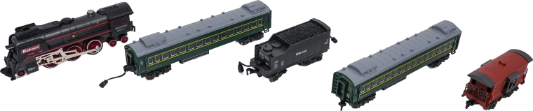 Velik komplet vagonov in podrobna izdelava