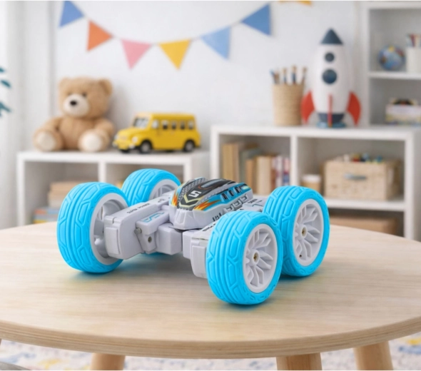 Močan oprijem zahvaljujoč gumijastim pnevmatikam